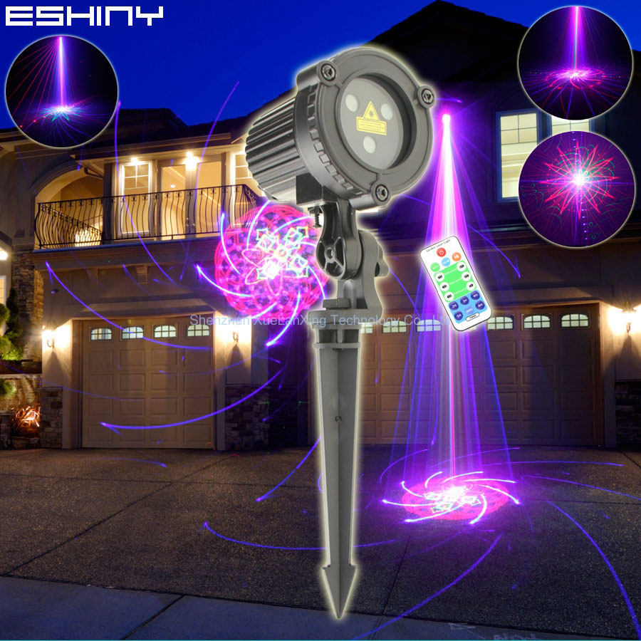 Industrial Laser Projector - ESHINY-RGB 레이저 풍경 이동 96 패턴
