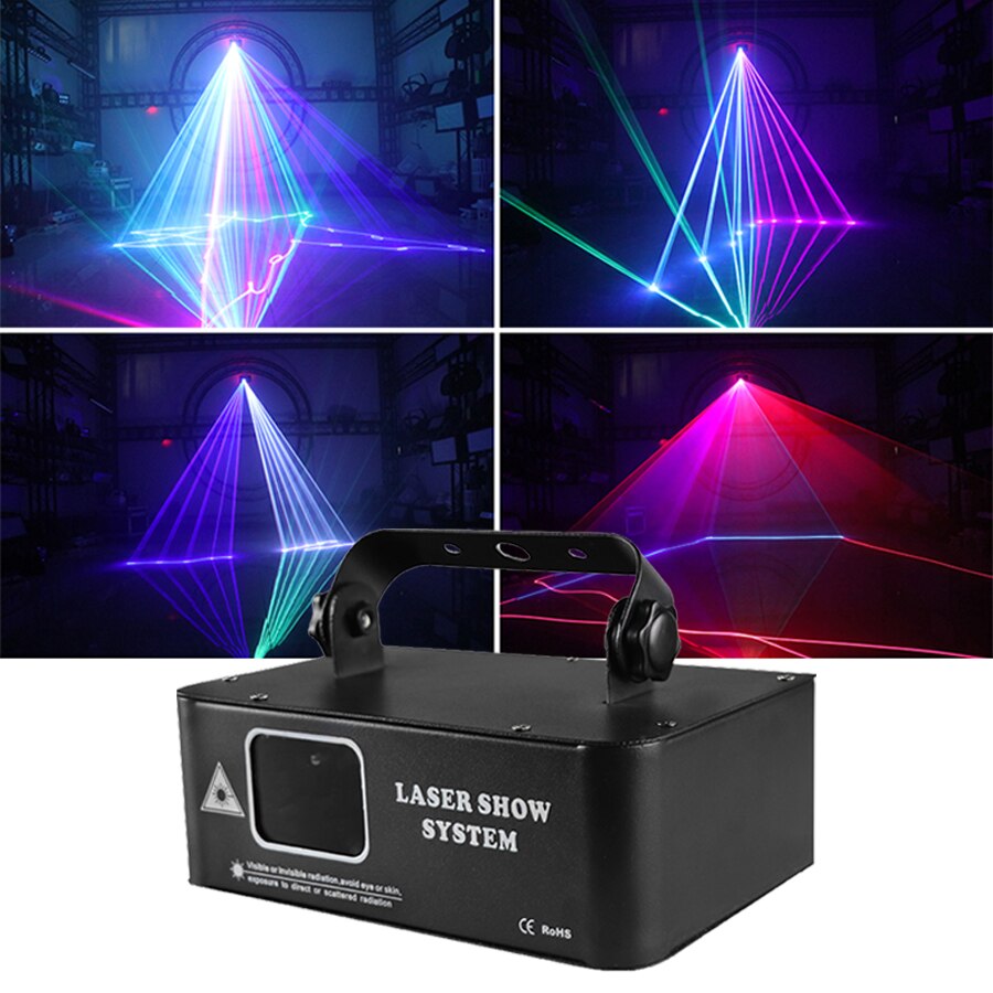 Industrial Laser Projector - RGB 레이저 500MW 빔 라인 스캐너