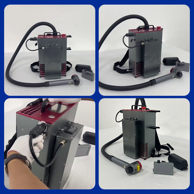 Industrial Laser Rust Removal Machine Price - 휴대용 백팩형 핸드헬드 레이저 클리너 녹
