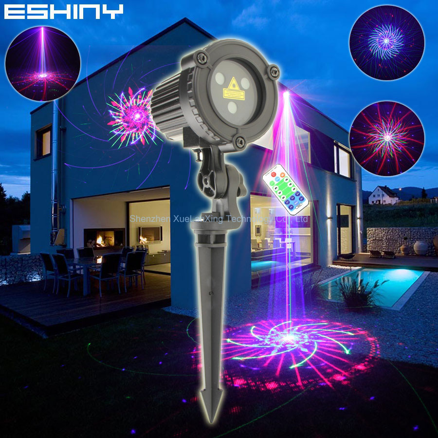 Industrial Laser Projector - ESHINY RGB 레이저 조경 조명, 야외