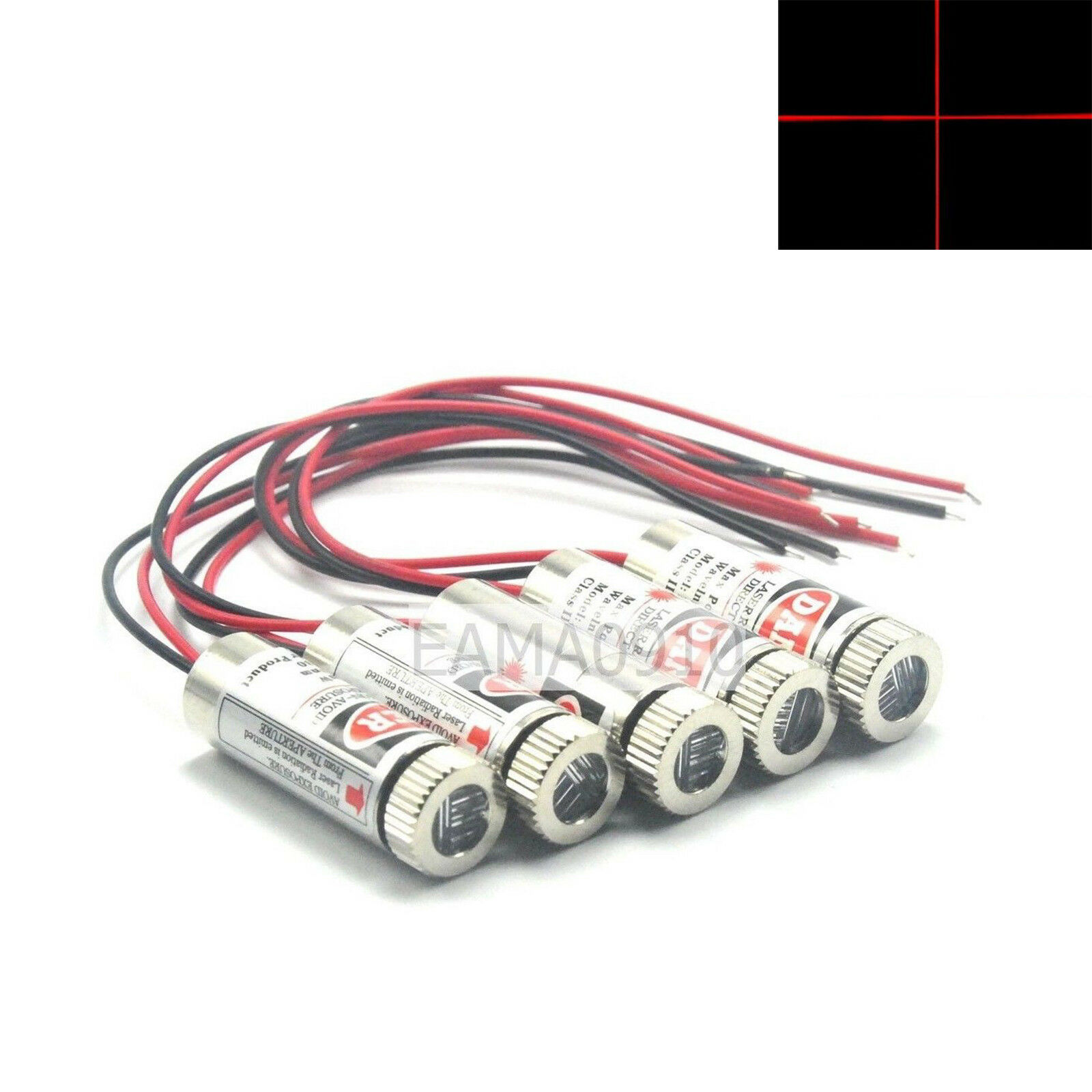 Diode Laser Module - 포커스 가능한 적색 레이저 크로스 다이오드