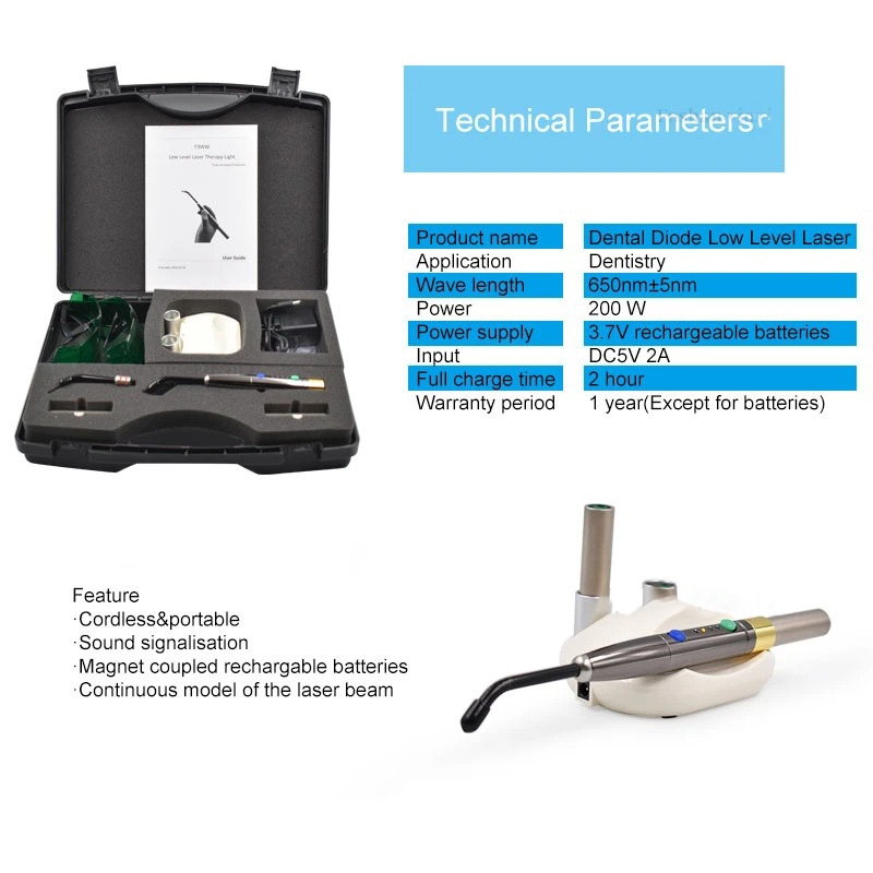 무선 F3WW 치과용 다이오드 레이저 시스템 광활성화  - Diode Laser Module 리뷰 및 가격