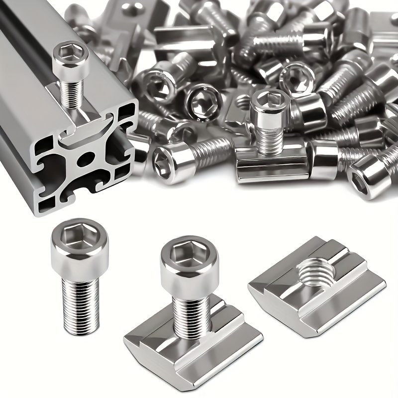 25세트 스틸 세트 M8 T-슬롯 너트 세트, 슬라이더 - Aluminum T-Slot Profile 리뷰 및 가격