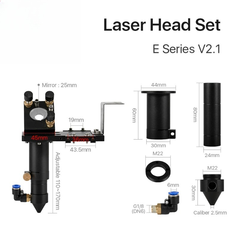 Cloudray E 시리즈 CO2 헤드 세트(포커싱 렌 - Co2 Laser Mirror 리뷰 및 가격