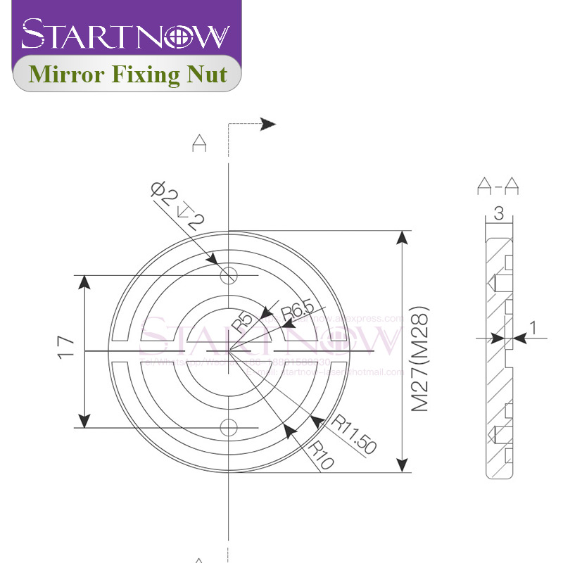 Startnow CO2 레이저 헤드 미러 고정 너트 M - Co2 Laser Mirror 리뷰 및 가격