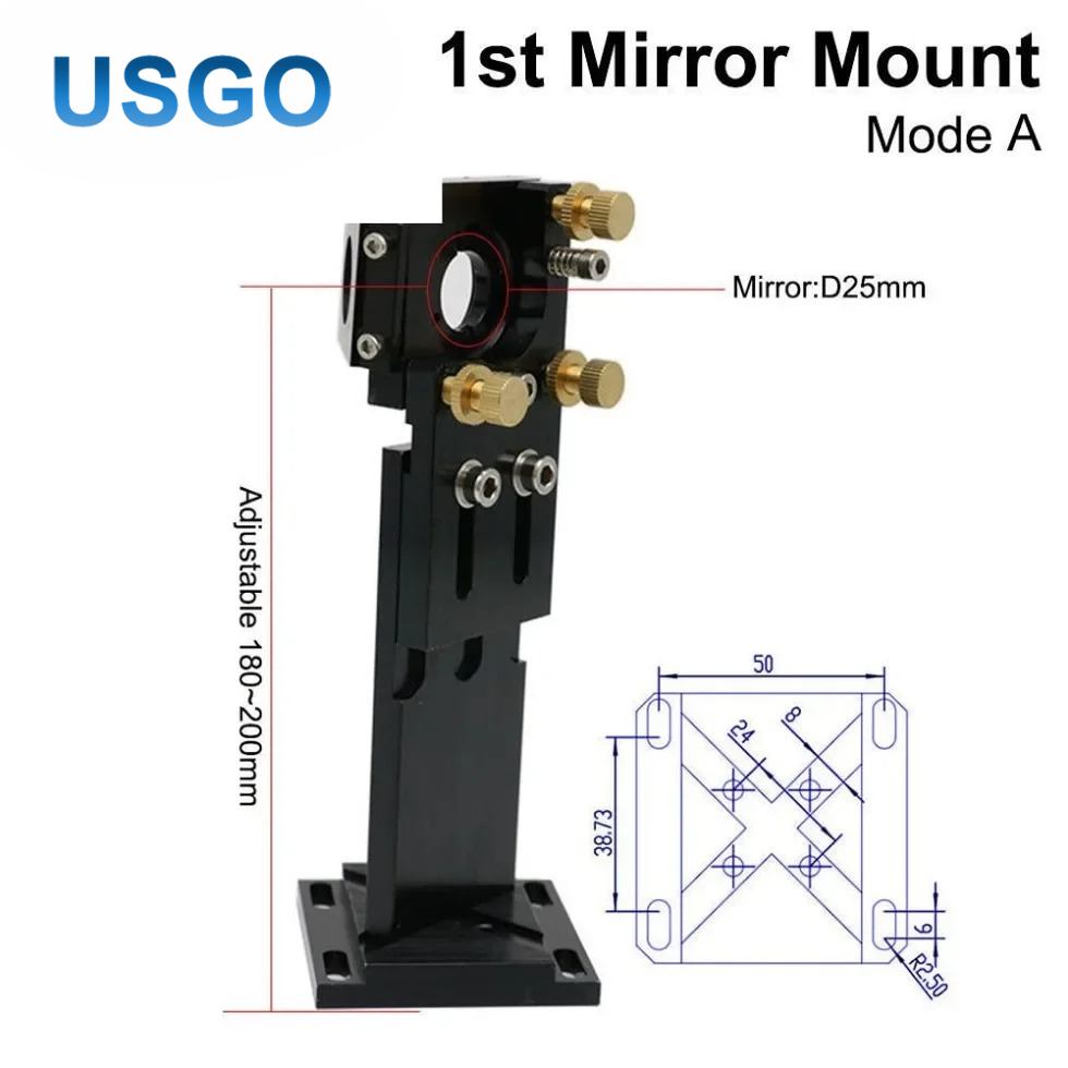 USGO CO2 레이저 1차 거울 마운트 직경 25mm - Co2 Laser Mirror 리뷰 및 가격