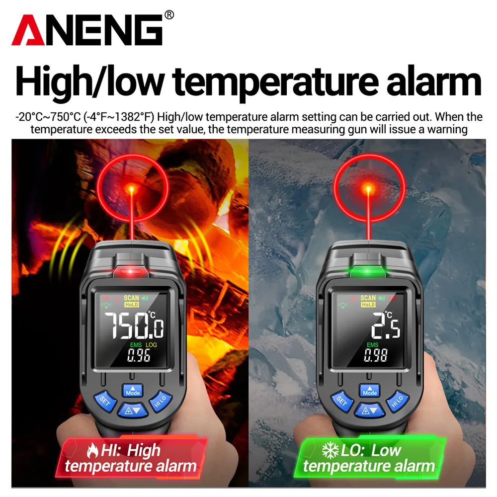 ANENG TH06 적외선 레이저 온도계 -20 ℃ ~ - Industrial Laser Thermometer Gun 리뷰 및 가격