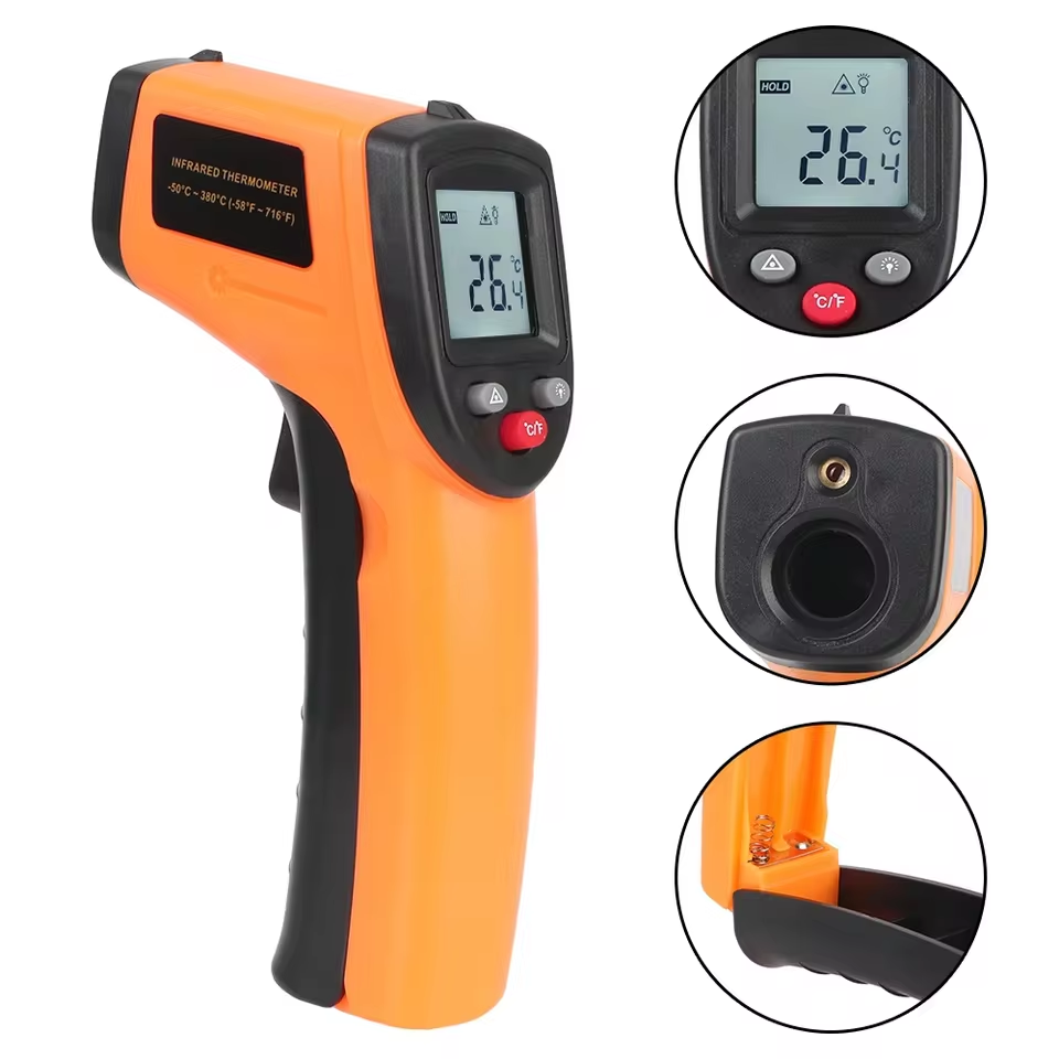 새로운 T600 T600A 디지털 적외선 온도계 건 - - Industrial Laser Temperature Sensor 리뷰 및 가격