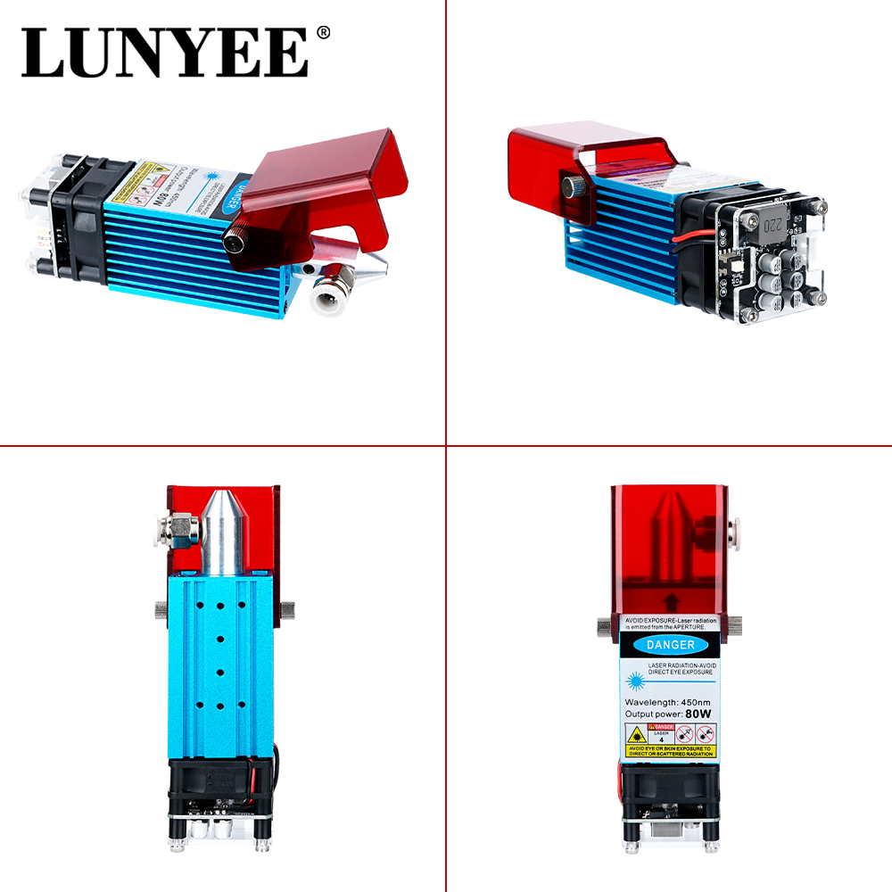 LUNYEE 레이저 모듈 80W 40W 에어 어시스트  - Industrial Laser Tool 리뷰 및 가격