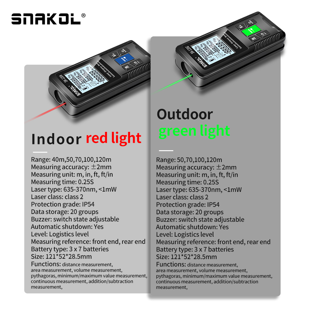 Snakol 레이저 거리 측정기 40m 50m 70m  - Industrial Laser Sensor 리뷰 및 가격