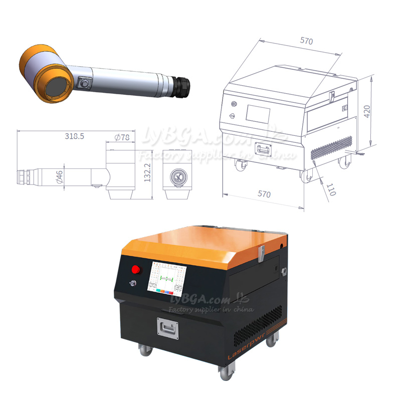 녹 제거 청소 기계 200W 기판 손상 없음 펄스 파이 - Industrial Laser Types 리뷰 및 가격