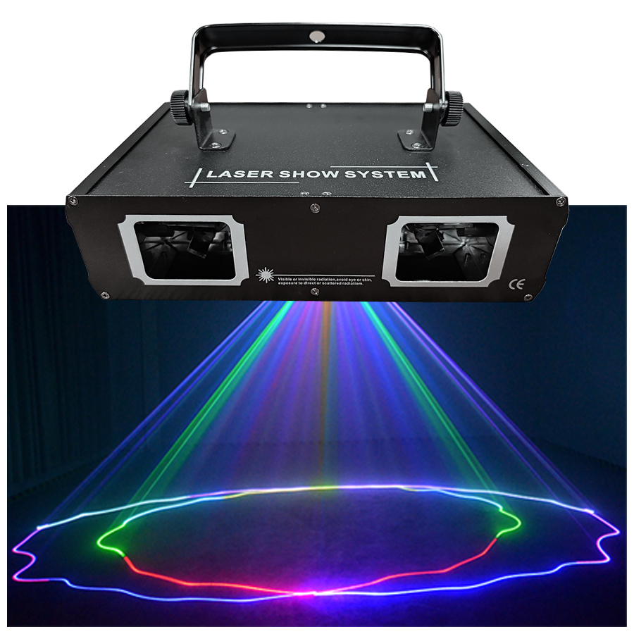 디스코 레이저 듀얼 렌즈 RGB 빔 라인 스캐너 프로젝 - Industrial Laser Projector 리뷰 및 가격